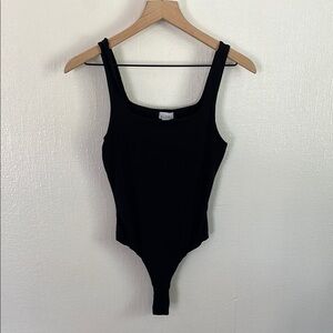 Women’s black bodysuit